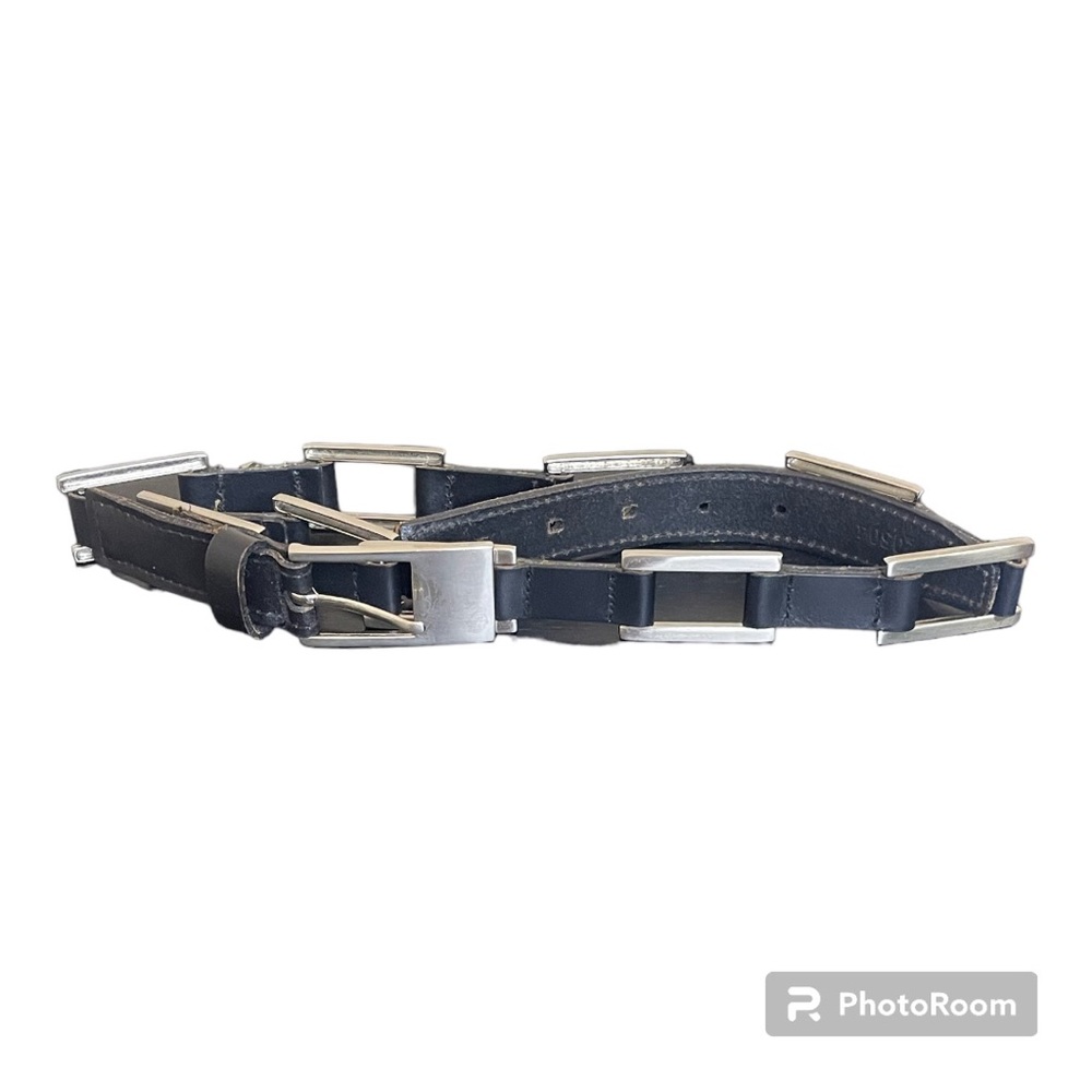 NWOT LEATHER LINK BELT MADE IN INDIA